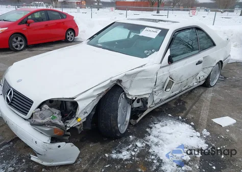 1997 Mercedes-Benz S 500 z USA, uszkodzony, nr VIN WDBGA70G2VA349369